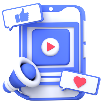 Content marketing  3D Icon