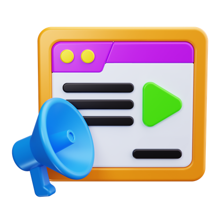 Content Marketing  3D Icon