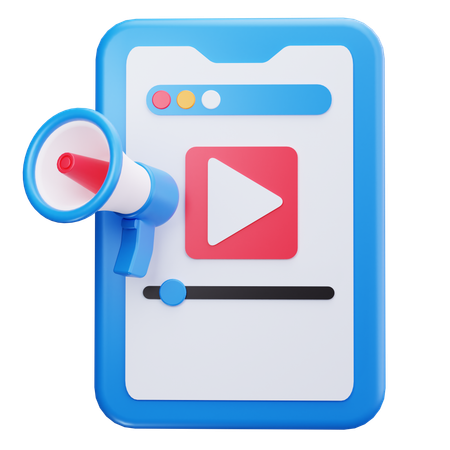 Content Marketing  3D Icon