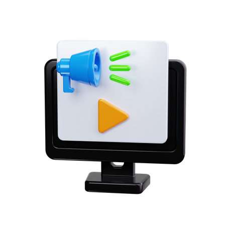 Content Marketing  3D Icon