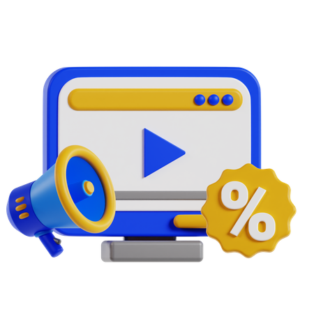 Content Marketing  3D Icon