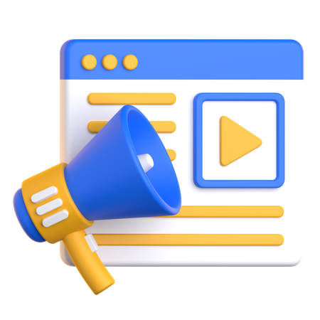 Content Marketing  3D Icon