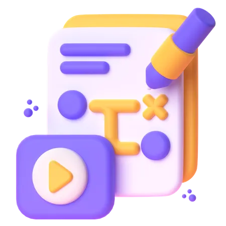 Content Plan  3D Icon