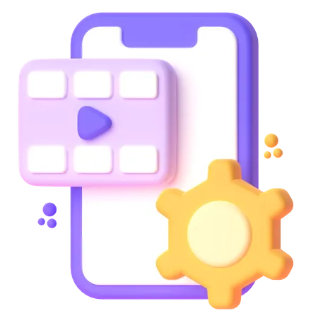Content Setting 3D Icon
