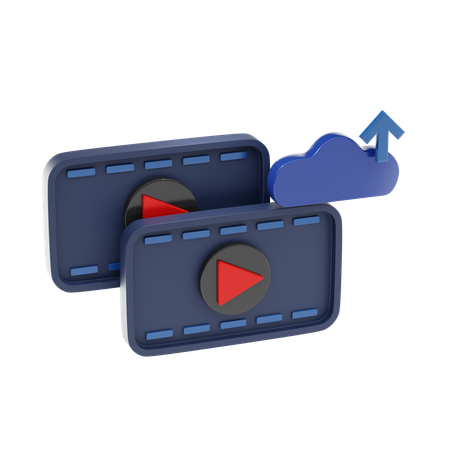 Content Upload  3D Icon