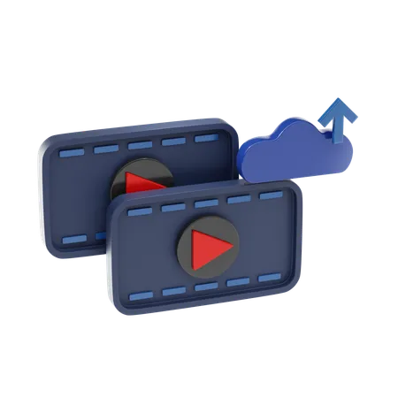 Content Upload  3D Icon