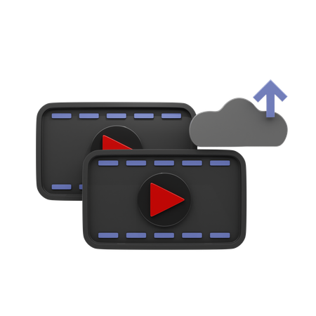 Content Upload  3D Icon