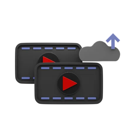 Content Upload  3D Icon