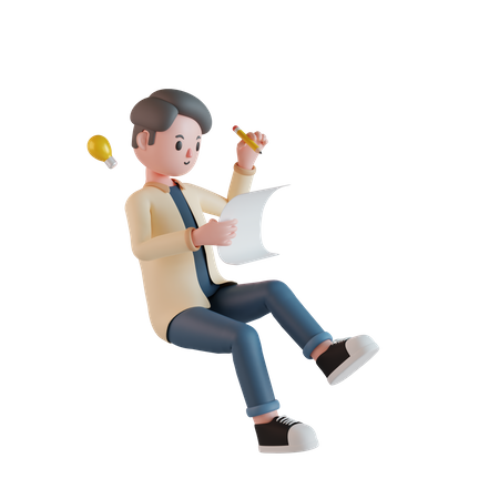 Content writer  3D Icon