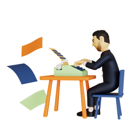 Content Writer  3D Icon