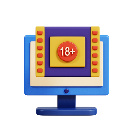 Contenu adulte  3D Icon