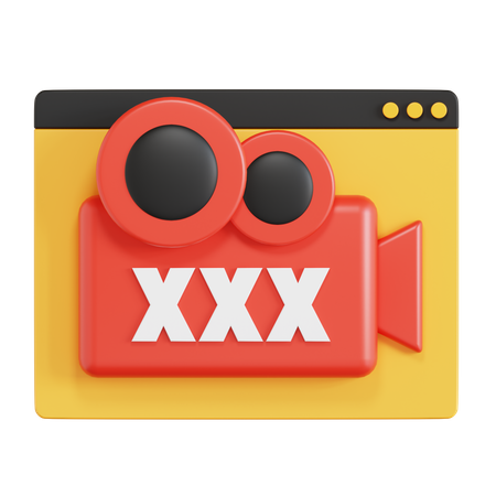 Contenu adulte  3D Icon