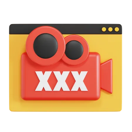 Contenu adulte  3D Icon