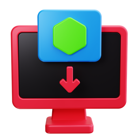 Distribution de contenu  3D Icon