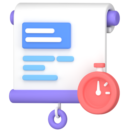 Contenu urgent  3D Icon