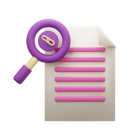 Contextual Link  3D Icon
