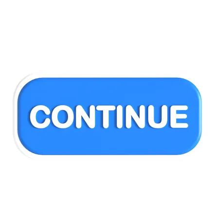 Continue Button  3D Icon