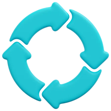 Continuous Agile  3D Icon