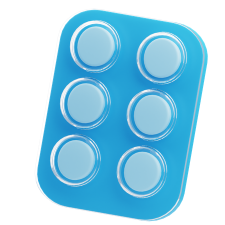 Contraceptive Pills  3D Icon