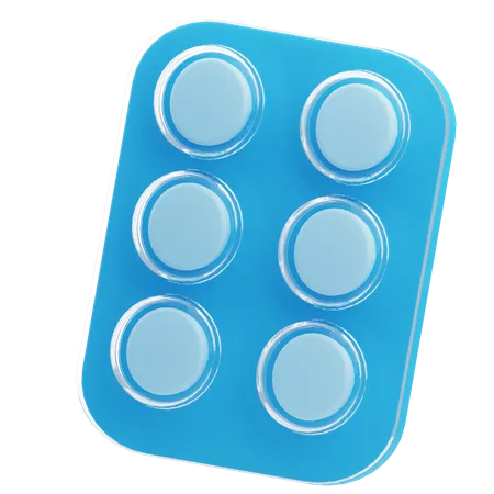 Contraceptive Pills  3D Icon