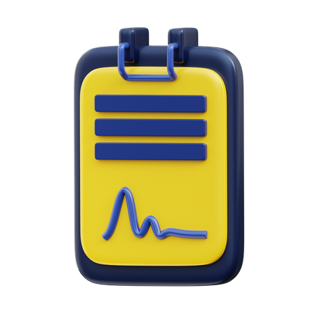 Contract  3D Icon