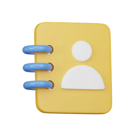 Contract Book  3D Icon