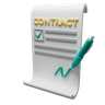 contract paper symbol
