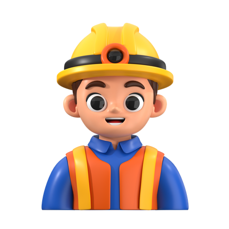 Contractor  3D Icon