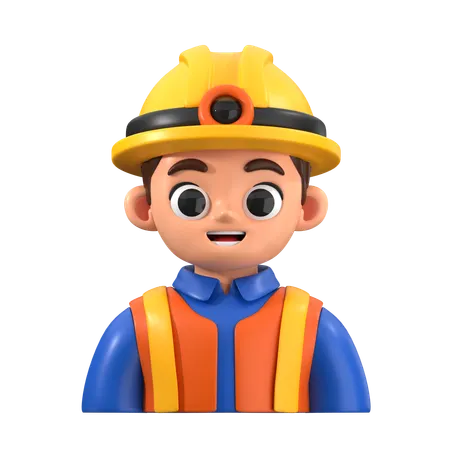 Contractor  3D Icon