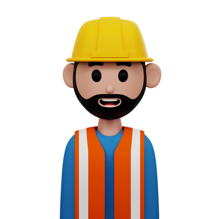 Contractor  3D Icon