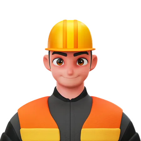 Contractor  3D Icon