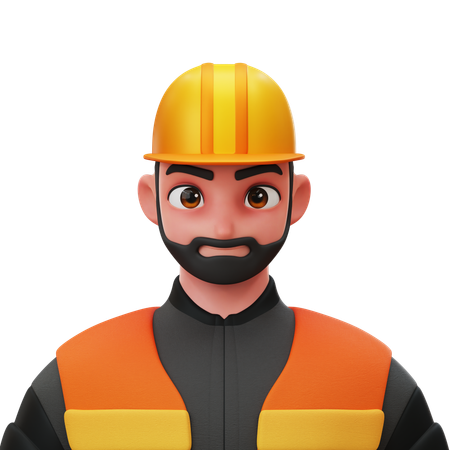 Contractor  3D Icon