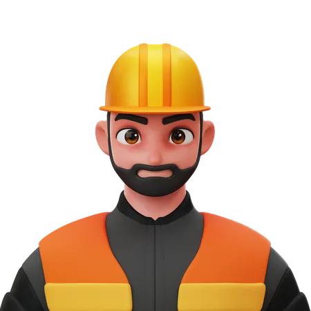 Contractor  3D Illustration