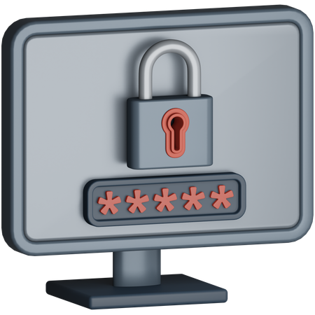 Contraseña  3D Icon