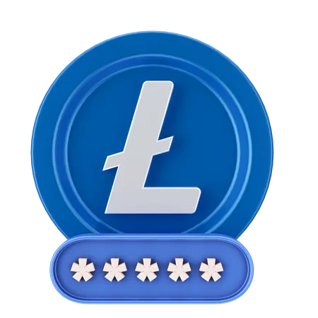 Contraseña de linecoin  3D Icon