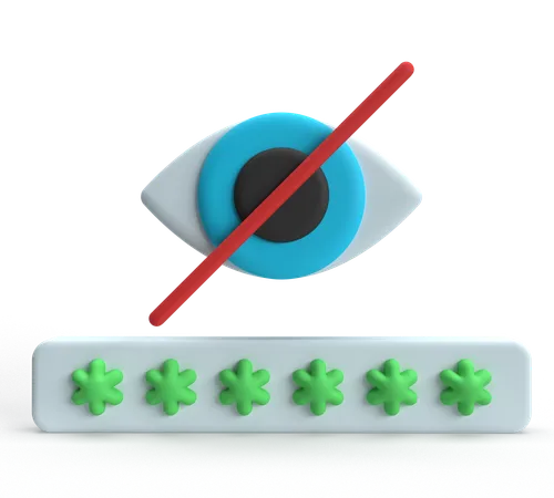 Contraseña secreta  3D Icon