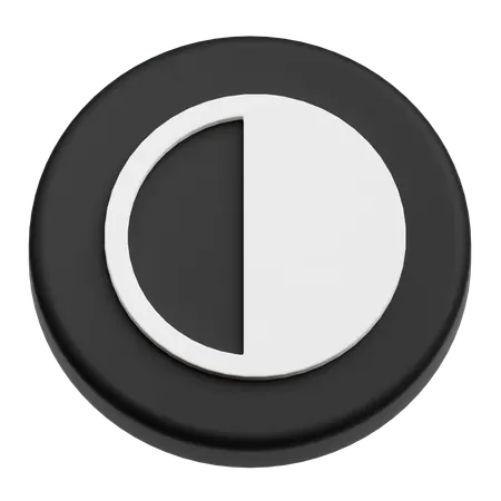 Contrast  3D Icon