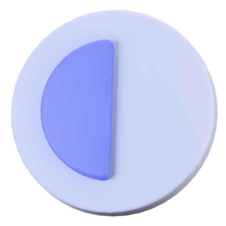 Contrast  3D Icon
