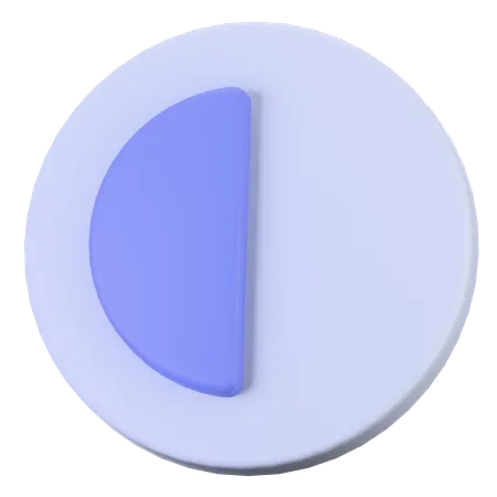 Contrast  3D Icon
