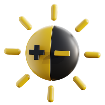 Contraste  3D Icon