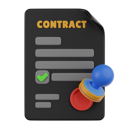 Contracter  3D Icon