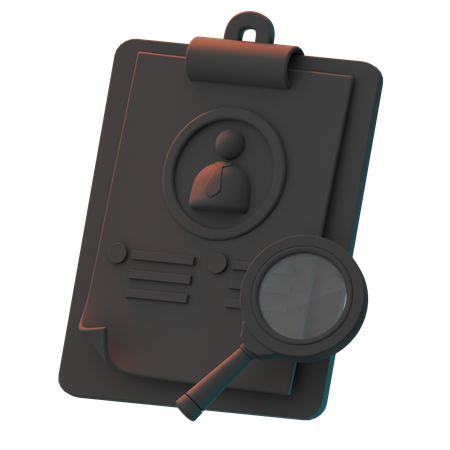 Contratación  3D Icon