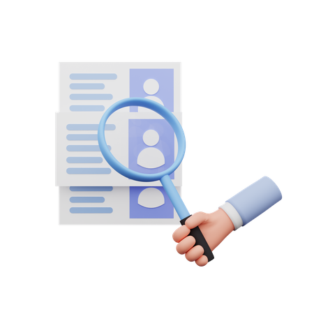 Contratación de empleados  3D Icon