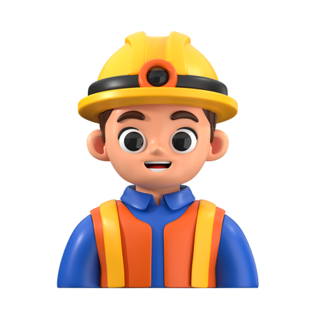 Contratista  3D Icon