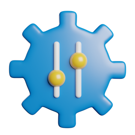 Control  3D Icon