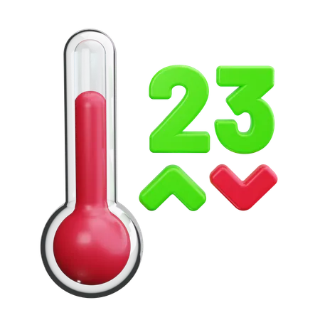 Control de temperatura  3D Icon