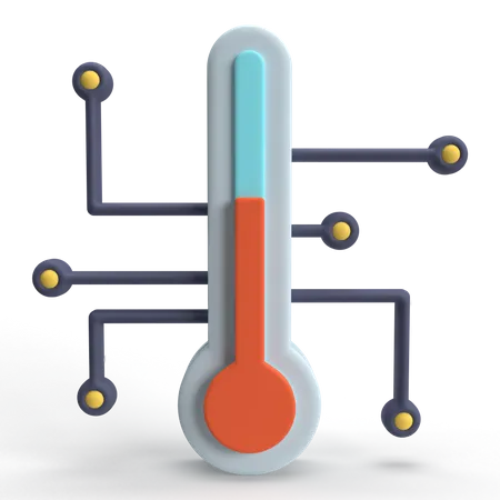 Control de temperatura  3D Icon