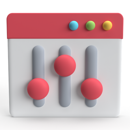 Control Panel  3D Icon