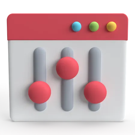 Control Panel  3D Icon