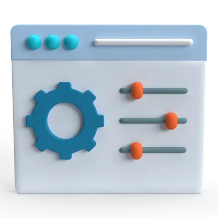 Control Panel  3D Icon